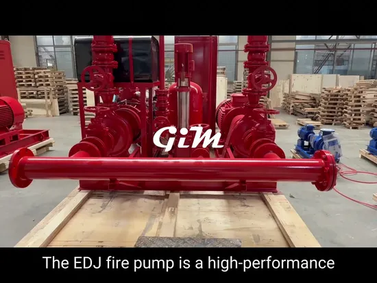 500gpm 8bar Emergency High Pressure Diesel Engine Fire Pump, Fire Fighting Pump